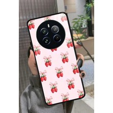 Snacase Realme 12 Uyumlu Kiraz Tasarımlı Parlak Silikon Kılıf