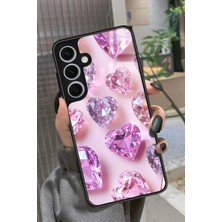 Snacase  Samsung Galaxy S24 Uyumlu Simli Taş Tasarımlı Parlak Silikon Kılıf