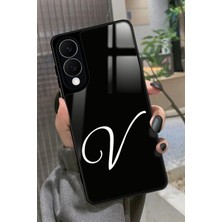 Snacase  Samsung Galaxy S25 Edge Uyumlu V Harfi Yazılı Glossy Silikon Kılıf