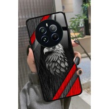 Snacase Realme 12 Uyumlu Kartal Tasarımlı Parlak Silikon Kılıf