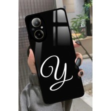 Snacase Realme 12 Lite Uyumlu Y Harfi Yazılı Parlak Silikon Kılıf