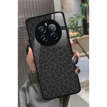 Snacase Realme 12 Uyumlu Leopar Tasarımlı Parlak Silikon Kılıf