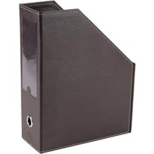 Feyza Design 2k Magazinlik Suni Deri Masa Üstü A4 Kahverengi 23X30 cm