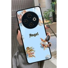 Snacase Tecno Spark 30C Uyumlu O Harfi Yazılı Parlak Silikon Kılıf