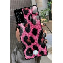 Snacase Reeder S19 Max Pro S Uyumlu Pembe Leopar Tasarımlı Parlak Silikon Kılıf