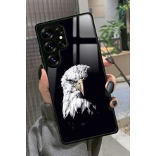 Snacase  Samsung Galaxy S25 Ultra Uyumlu Kartal Tasarımlı Parlak Silikon Kılıf