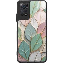 Snacase  Xiaomi Redmi Note 11 Pro Uyumlu Yaprak Tasarımlı Parlak Silikon Kılıf
