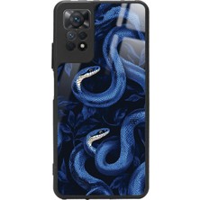 Snacase  Xiaomi Redmi Note 11 Pro Uyumlu Yılan Tasarımlı Parlak Silikon Kılıf