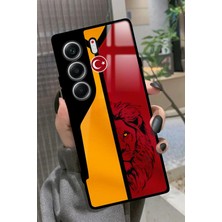 Snacase Tecno Camon 40 Uyumlu Beyaz Çiçek Tasarımlı Parlak Silikon Kılıf