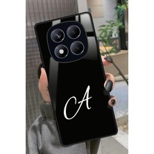 Snacase  Xiaomi Redmi Note 14 Pro 4g Uyumlu A Harfi Yazılı Glossy Silikon Kılıf