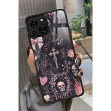 Snacase Reeder S23 Pro Max Uyumlu Kurukafa Tasarımlı Parlak Silikon Kılıf