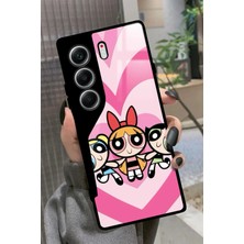 Snacase Tecno Camon 40 Uyumlu Kahverengi Leopar Tasarımlı Parlak Silikon Kılıf