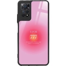 Snacase  Xiaomi Redmi Note 11 Pro Uyumlu 777 Yazılı Parlak Silikon Kılıf