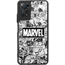 Snacase  Xiaomi Redmi Note 11 Pro Uyumlu Marvel Tasarımlı Parlak Silikon Kılıf