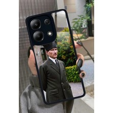 Snacase  Xiaomi Redmi Note 13 Pro 4g Uyumlu Atatürk Tasarımlı Parlak Silikon Kılıf