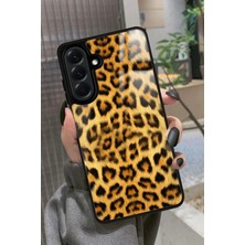 Snacase  Samsung Galaxy A26 Uyumlu Sarı Leopar Tasarımlı Parlak Silikon Kılıf