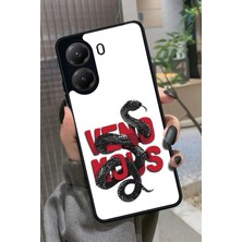 Snacase Xiaomi Poco X7 Pro Uyumlu Veno Mous Tasarımlı Parlak Silikon Kılıf