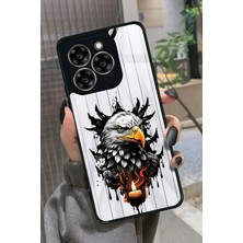 Snacase Reeder S919 Uyumlu Kartal Tasarımlı Parlak Silikon Kılıf