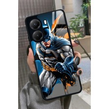 Snacase  Xiaomi Poco X7 Pro Uyumlu Batman Tasarımlı Parlak Silikon Kılıf