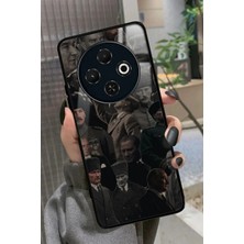 Snacase Tecno Spark 30C Uyumlu Bordo Poster Tasarımlı Parlak Silikon Kılıf