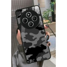 Snacase  Xiaomi Redmi 14C Uyumlu Kamuflaj Tasarımlı Glossy Silikon Kılıf