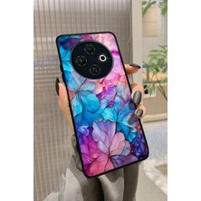 Snacase Tecno Spark 30C Uyumlu Renkli Taş Tasarımlı Parlak Silikon Kılıf