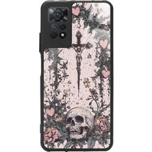 Snacase  Xiaomi Redmi Note 11 Pro Uyumlu Kurukafa Tasarımlı Parlak Silikon Kılıf