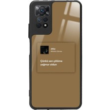 Snacase  Xiaomi Redmi Note 11 Pro Uyumlu Müslüm Gürses Şarkı Sözü Tasarımlı Parlak Silikon Kılıf