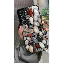 Snacase Tecno Spark 40 Pro Uyumlu Siyah-Beyaz Kare Tasarımlı Parlak Silikon Kılıf