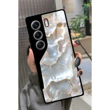 Snacase Tecno Camon 40 Uyumlu El Haraketi Tasarımlı Parlak Silikon Kılıf