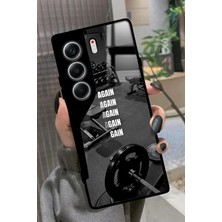 Snacase Tecno Camon 40 Uyumlu Kamuflaj Tasarımlı Parlak Silikon Kılıf