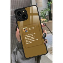 Snacase Reeder S23 Pro Max Uyumlu Müslüm Gürses Şarkı Sözü Tasarımlı Parlak Silikon Kılıf