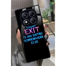 Snacase  Xiaomi Redmi Note 14 Pro 4g Uyumlu Somewhere Else Tasarımlı Parlak Silikon Kılıf