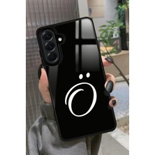 Snacase  Samsung Galaxy A26 Uyumlu O Harfi Yazılı Parlak Silikon Kılıf