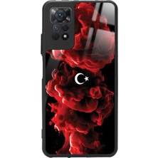 Snacase  Xiaomi Redmi Note 11 Pro Uyumlu Türk Bayrağı Tasarımlı Parlak Silikon Kılıf