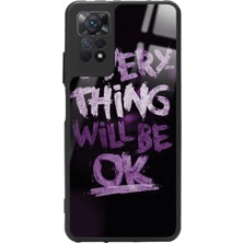 Snacase  Xiaomi Redmi Note 11 Pro Uyumlu Will Be Ok Yazılı Parlak Silikon Kılıf