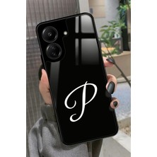 Snacase  Xiaomi Redmi 13C Uyumlu P Harfi Yazılı Glossy Silikon Kılıf