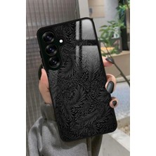 Snacase  Samsung Galaxy A16 Uyumlu Siyah Karışık Tasarımlı Parlak Silikon Kılıf