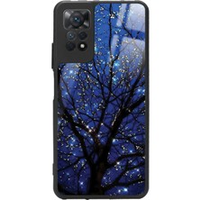 Snacase  Xiaomi Redmi Note 11 Pro Uyumlu Van Gogh Mavi Ağaç Tablo Tasarımlı Parlak Silikon Kılıf