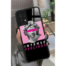 Snacase  Samsung Galaxy A13 Uyumlu Intense Feelıngs Tasarımlı Parlak Silikon Kılıf