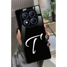 Snacase  Xiaomi Redmi Note 14 Pro 4g Uyumlu T Harfi Yazılı Glossy Silikon Kılıf