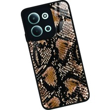 Snacase  Xiaomi Redmi 15C Uyumlu Yılan Derisi Tasarımlı Parlak Silikon Kılıf