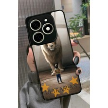 Snacase Tecno Spark 20 - 20C Uyumlu Beyaz&altın Mermer Tasarımlı Parlak Silikon Kılıf