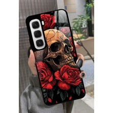 Snacase  Infinix Hot 60 Uyumlu Kurukafa Posteri Tasarımlı Parlak Silikon Kılıf