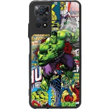 Snacase  Xiaomi Redmi Note 11 Pro Uyumlu Hulk Tasarımlı Parlak Silikon Kılıf