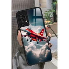 Snacase  Samsung Galaxy A23 Uyumlu Türk Bayrağı Tasarımlı Glossy Silikon Kılıf
