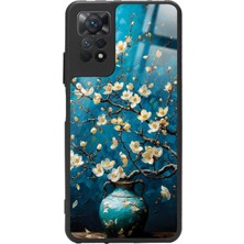 Snacase  Xiaomi Redmi Note 11 Pro Uyumlu Van Gogh Mavi Ağaç Tablo Tasarımlı Parlak Silikon Kılıf