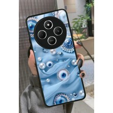 Snacase  Xiaomi Redmi 14C Uyumlu Nazar Boncuğu Tasarımlı Parlak Silikon Kılıf