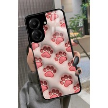 Snacase  Xiaomi Redmi 13C Uyumlu Pembe Kedi Patisi Tasarımlı Parlak Silikon Kılıf