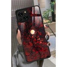 Snacase Reeder S23 Pro Max Uyumlu Kırmızı Manzara Tasarımlı Parlak Silikon Kılıf